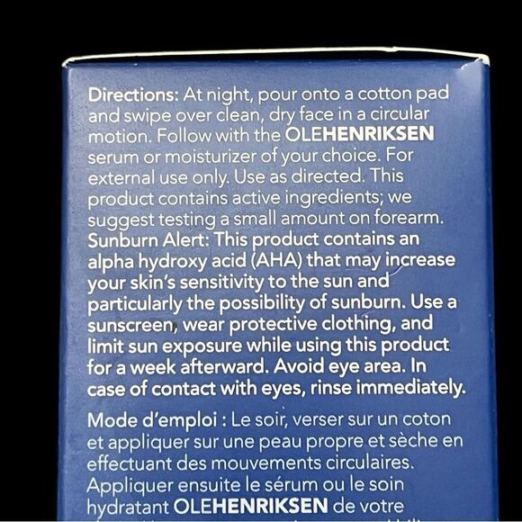 New sealed Olehenriksen GLOW2OH DARK SPOT TONER - Picture 5 of 8